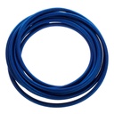 Silikon-Dampfschlauch 6 x 2.5 mm, blau, mit TERYLENE fixiert