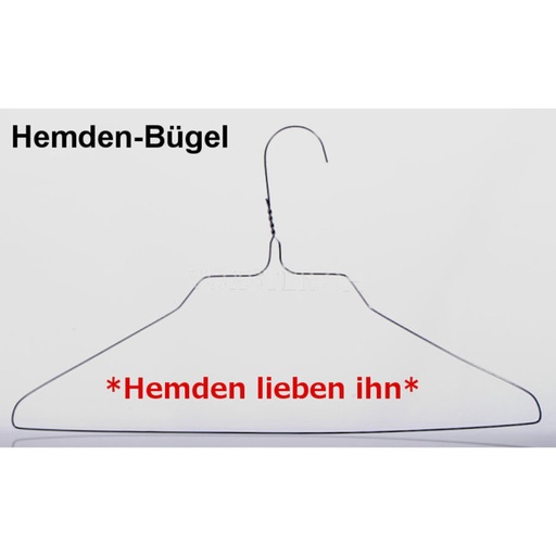 [DB_002] 600 Hemdenbügel aus 2,0 mm Draht für die Hemdenfachfrau