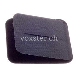 [KF-5] Schnallenschutz, Klettverschluss, 12 x 10 cm, schwarz