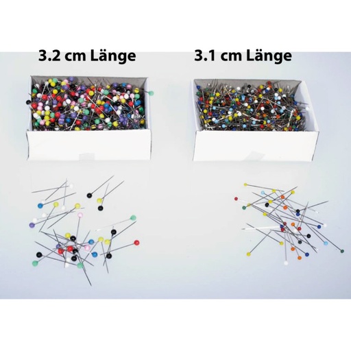 [SN] Stecknadel mit bunten Köpfen